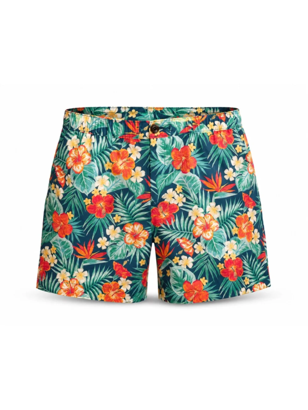 Chubbies Men’s Everywear 6” Inseam Tropical Floral Hybrid Shorts Sz XL